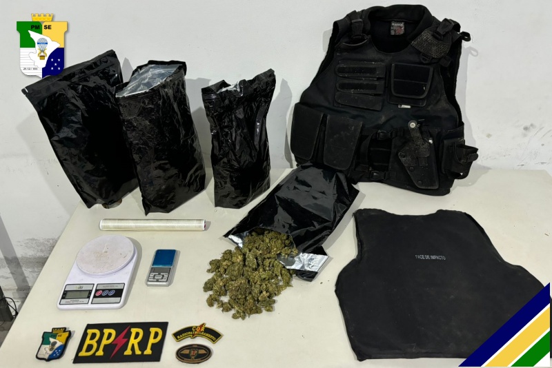 Polícia apreende 1,6 kg de maconha no Bugio