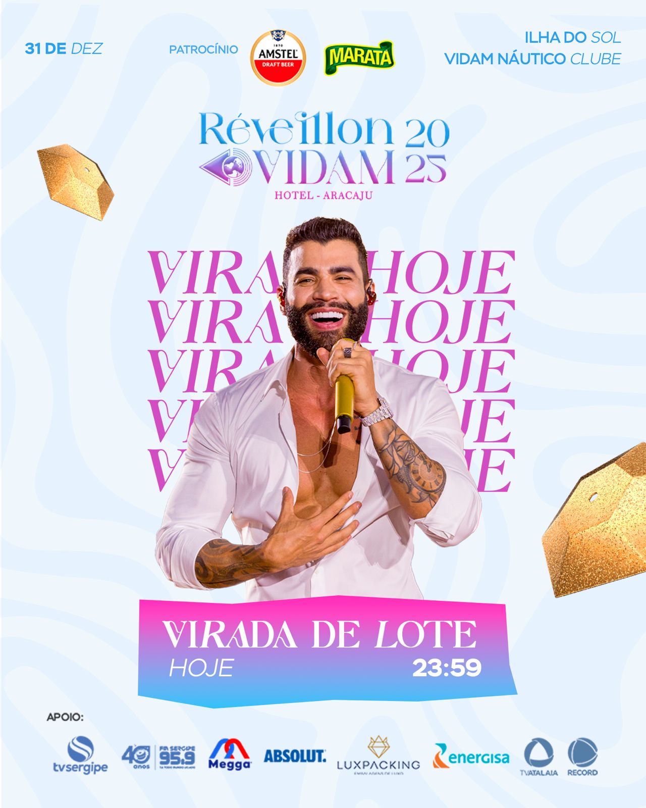 Réveillon VIDAM: Contagem regressiva para a virada de lote