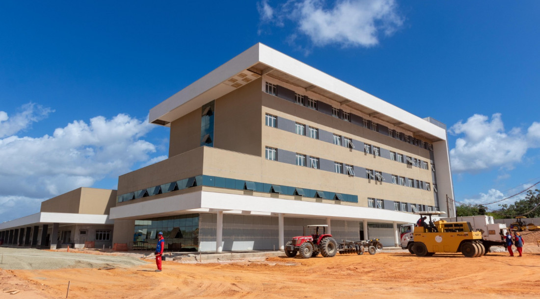 Obras do Hospital do Câncer se aproximam dos 70% de avanço físico