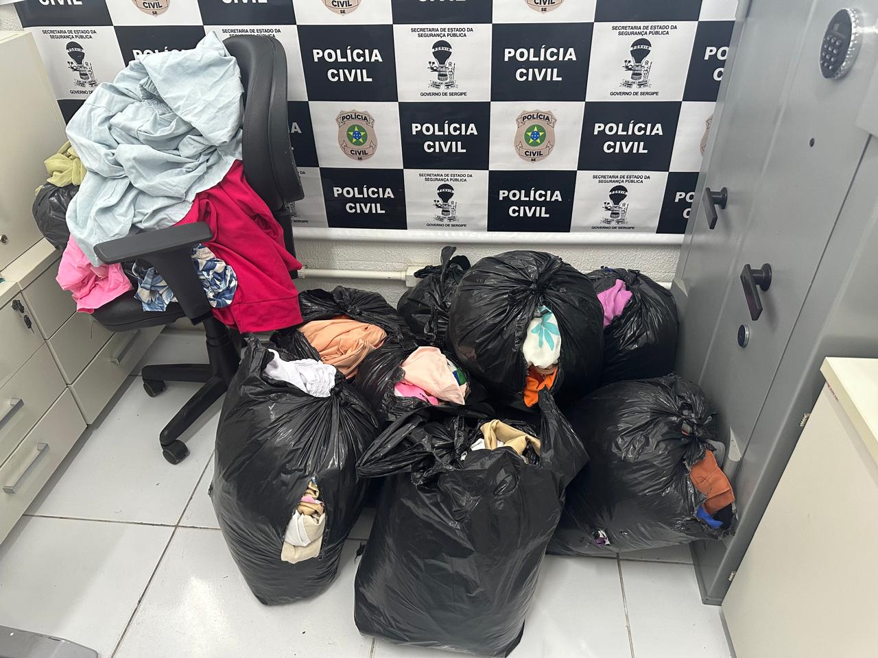Polícia localiza e recupera roupas avaliadas em R$ 25 mil na cidade de Igreja Nova/AL