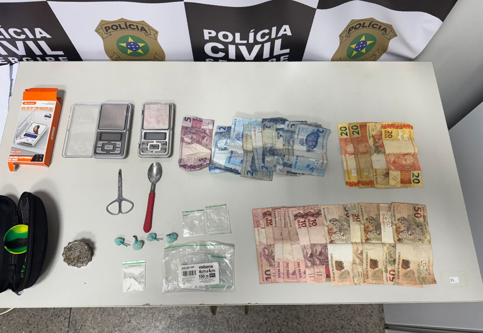 Indivíduo é preso em flagrante por tráfico de entorpecentes