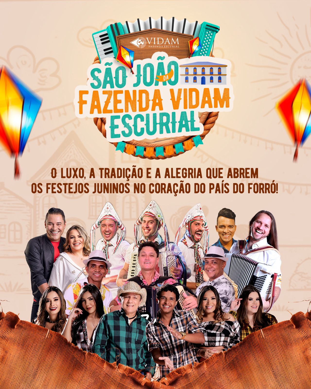 Grupo VIDAM favorece cultura e tradição nordestina ao lançar programação do São João da Fazenda Escurial