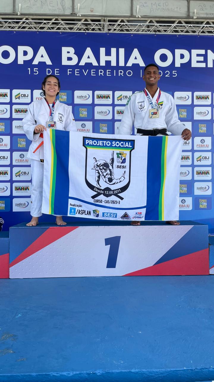 Fanese no pódio: Alunos conquistam ouro e prata na 8ª edição da Copa Bahia Open de Judô na Bahia