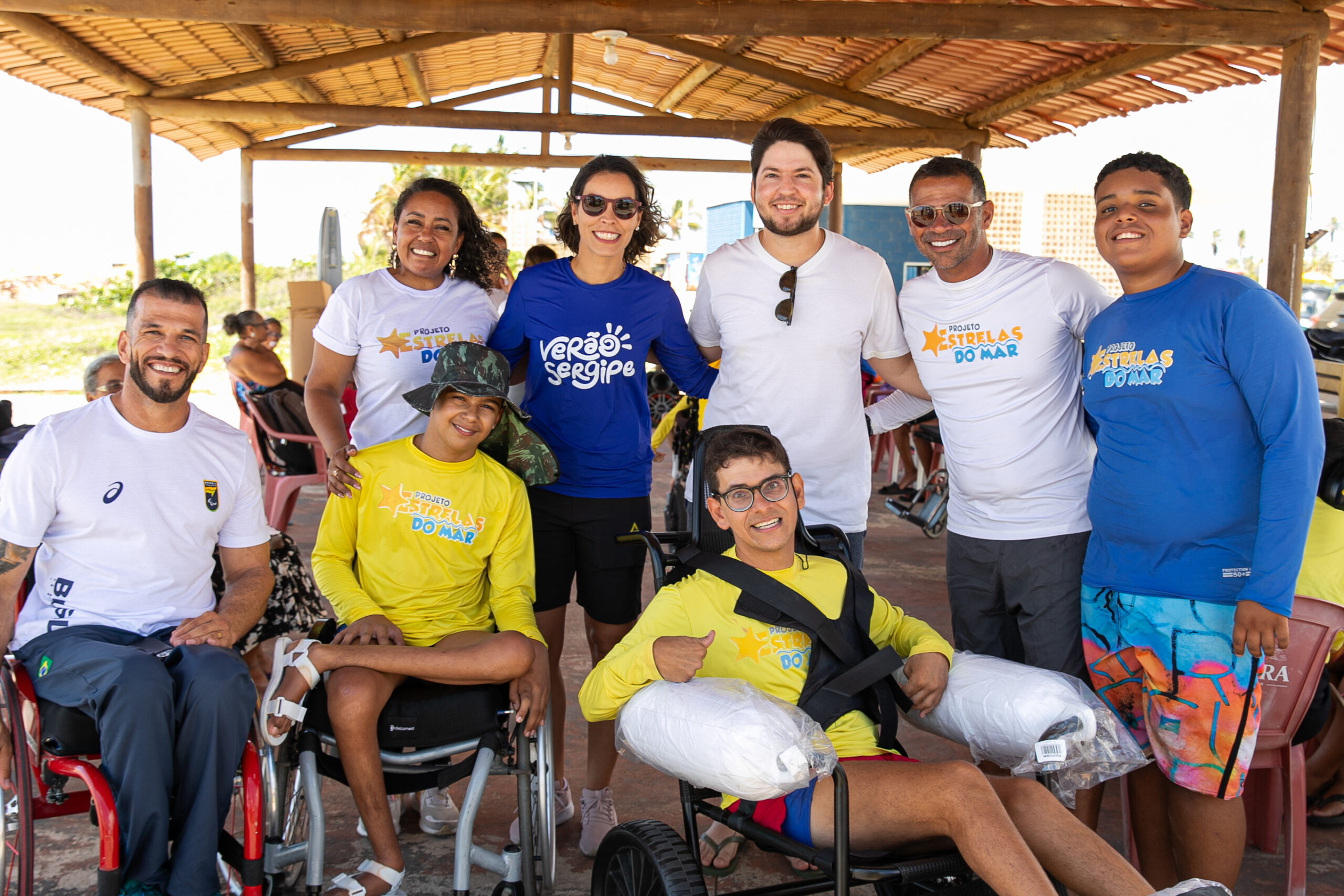 Jorginho Araujo participa de entrega de equipamentos ao projeto Estrelas do Mar