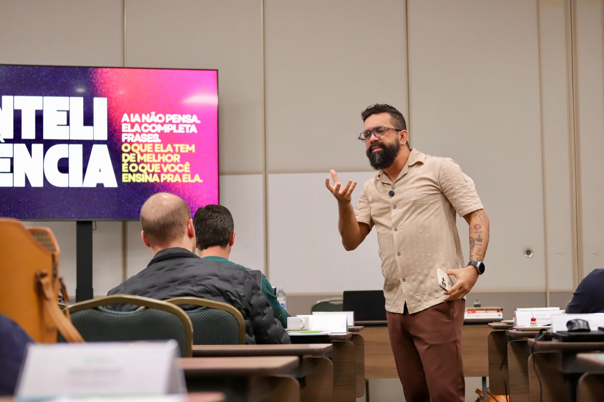 Marcolino Joe leva sua visão sobre inteligência artificial ao palco principal do Reload Aracaju