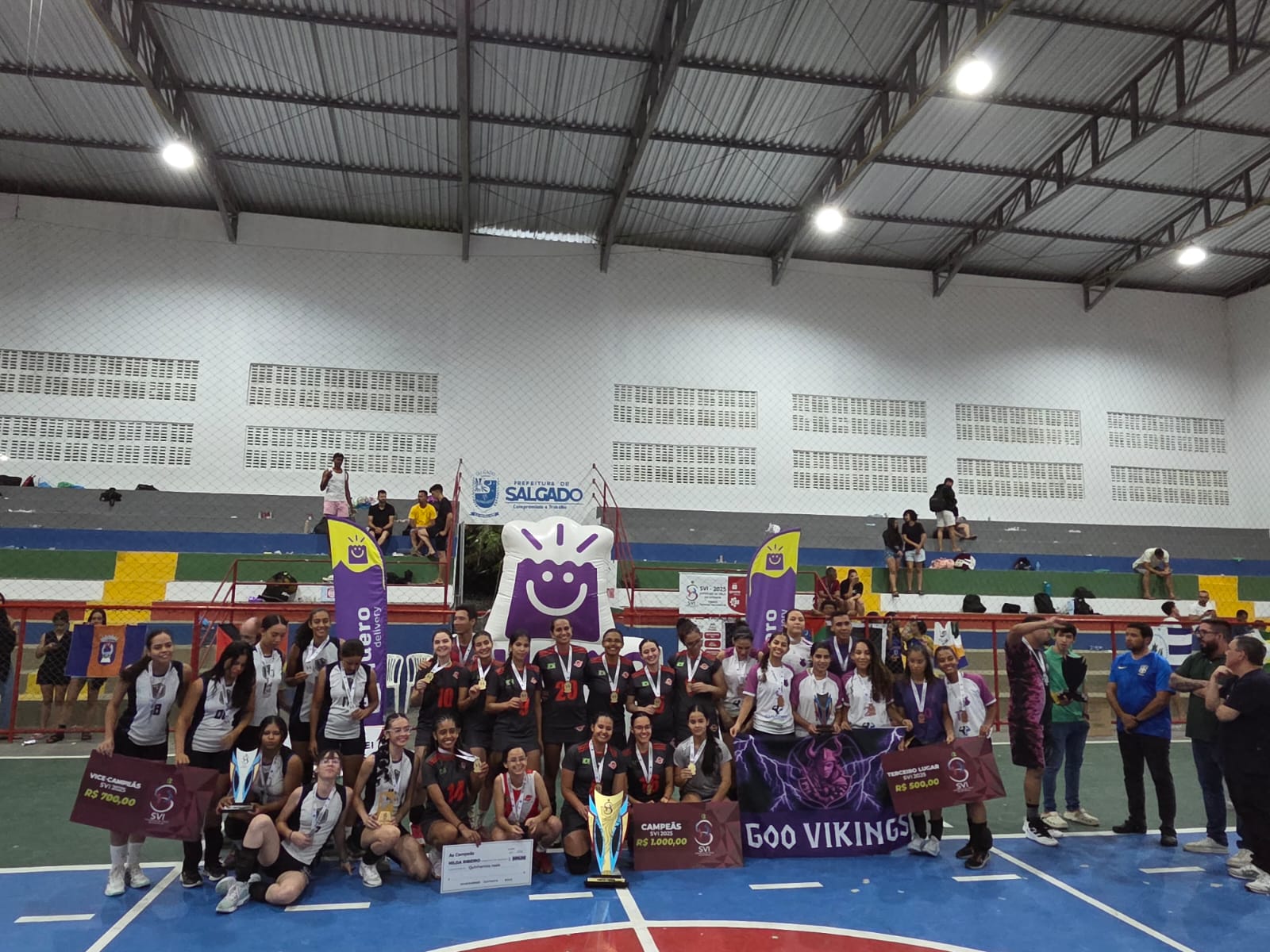 Projeto Bola Pra Cima de Lagarto conquista vice-campeonato da Super Liga de Vôlei do Interior