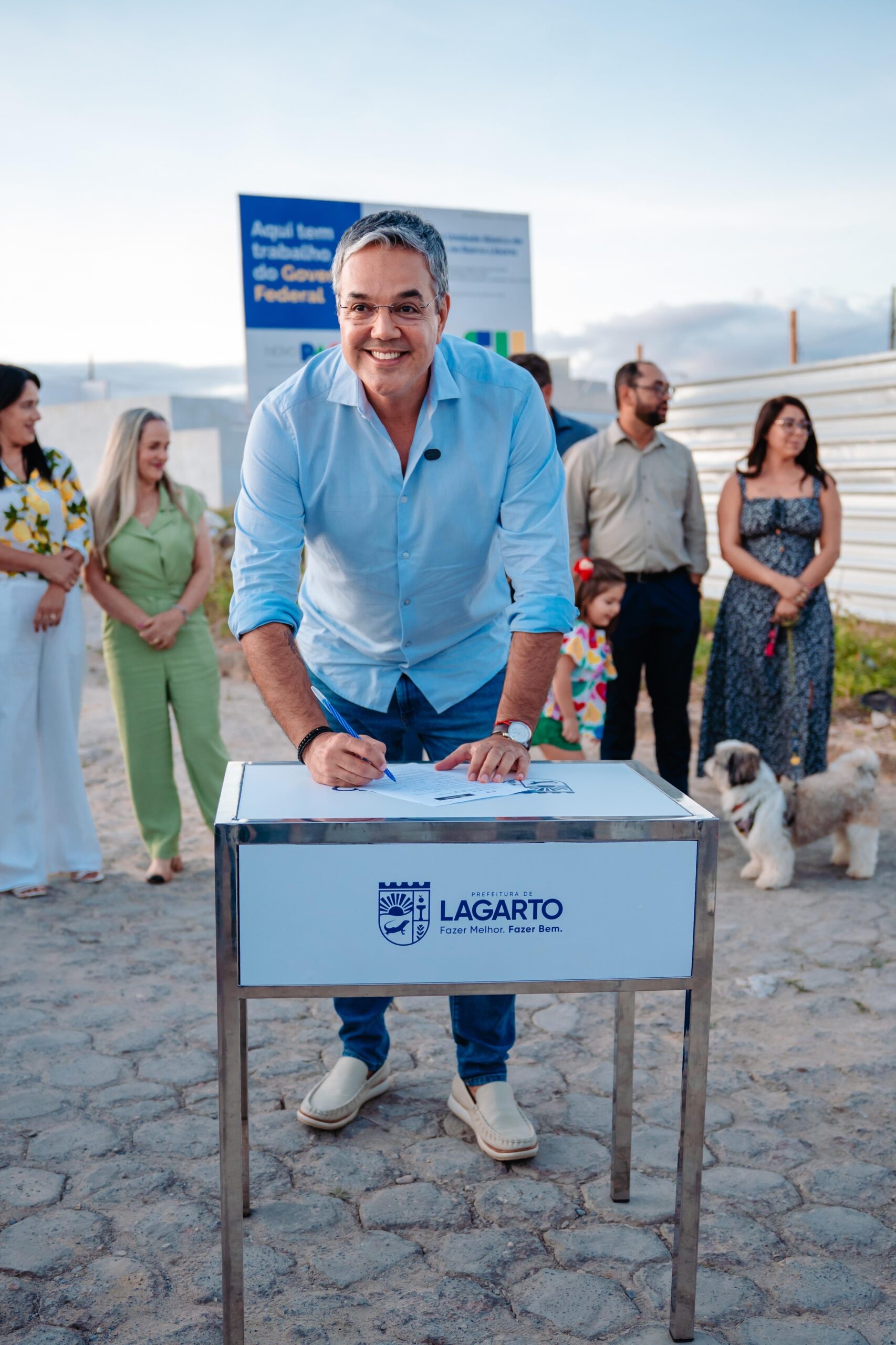 Prefeito Sérgio Reis autoriza construção da UBS do Libório, em Lagarto