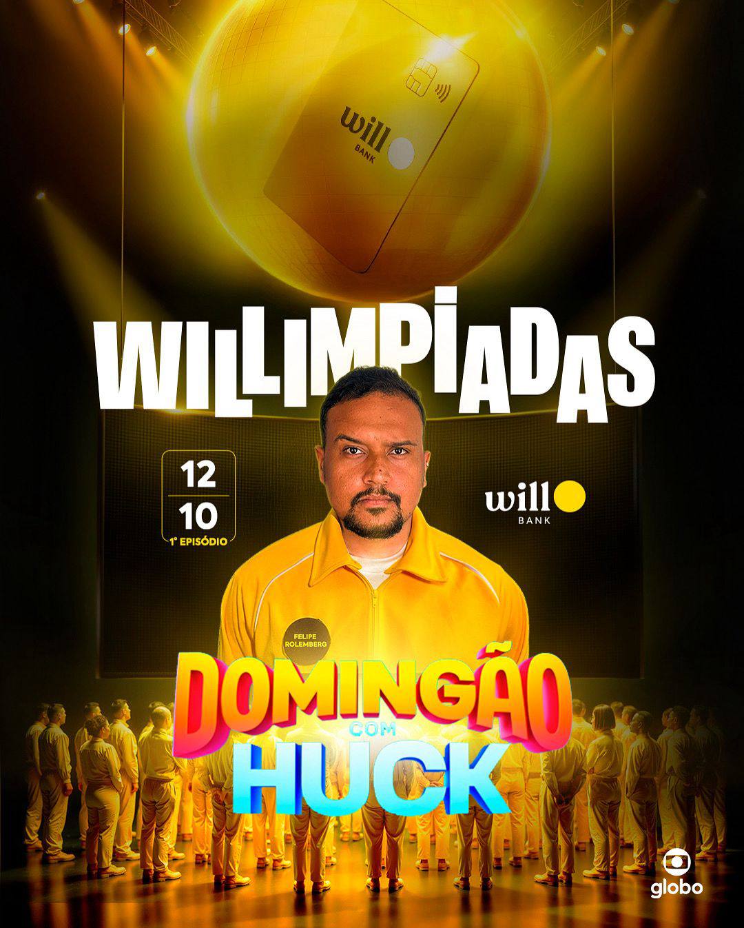 Influenciador sergipano Felipe Rolemberg participa de quadro nacional no Domingão com Huck