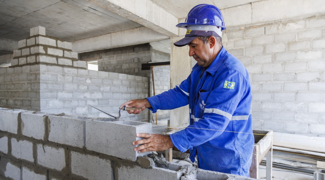 Governo oferta 320 vagas em novos cursos de qualificação profissional para construção civil