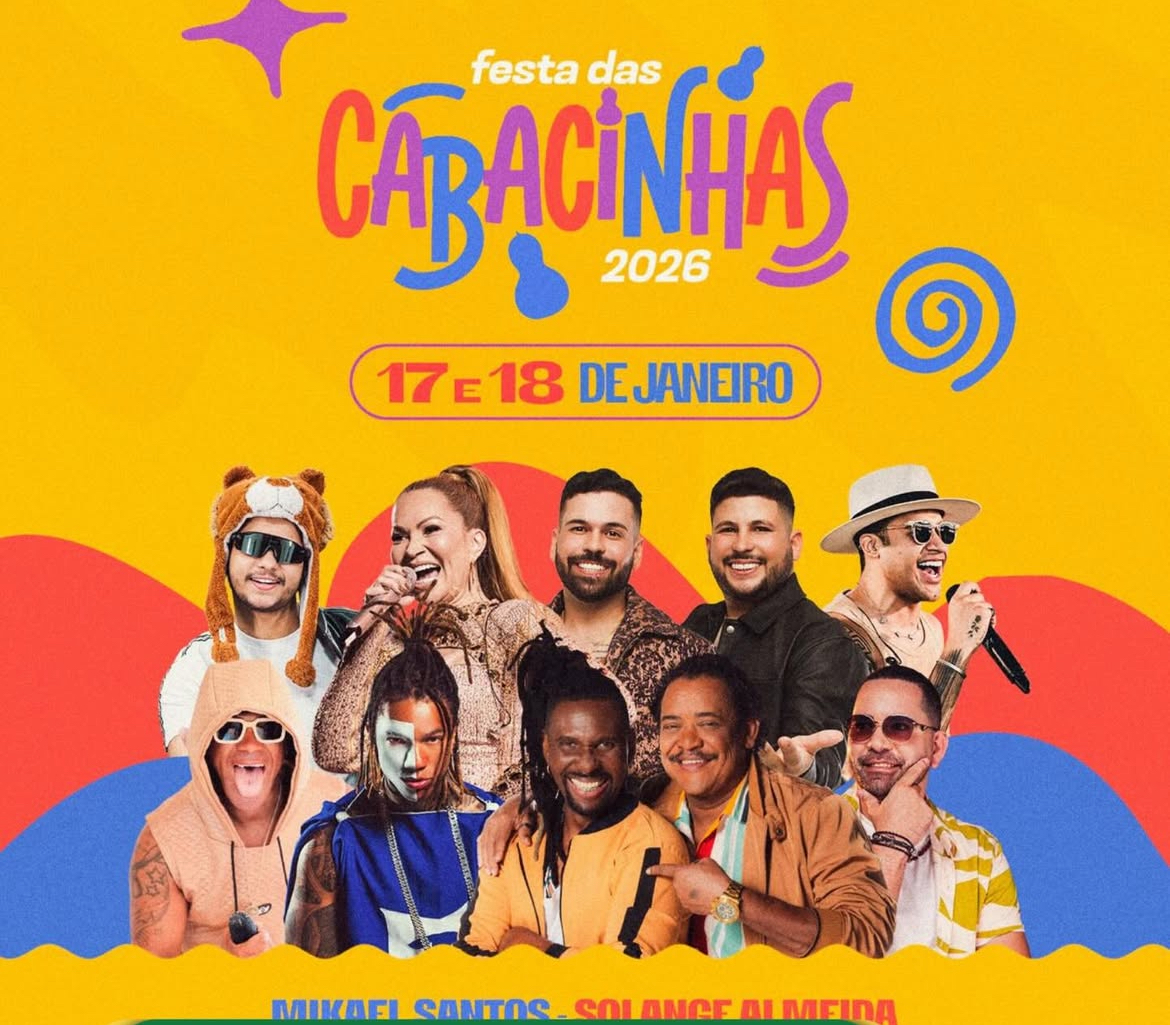 Japaratuba divulga a programação oficial da Festa das Cabacinhas 2026