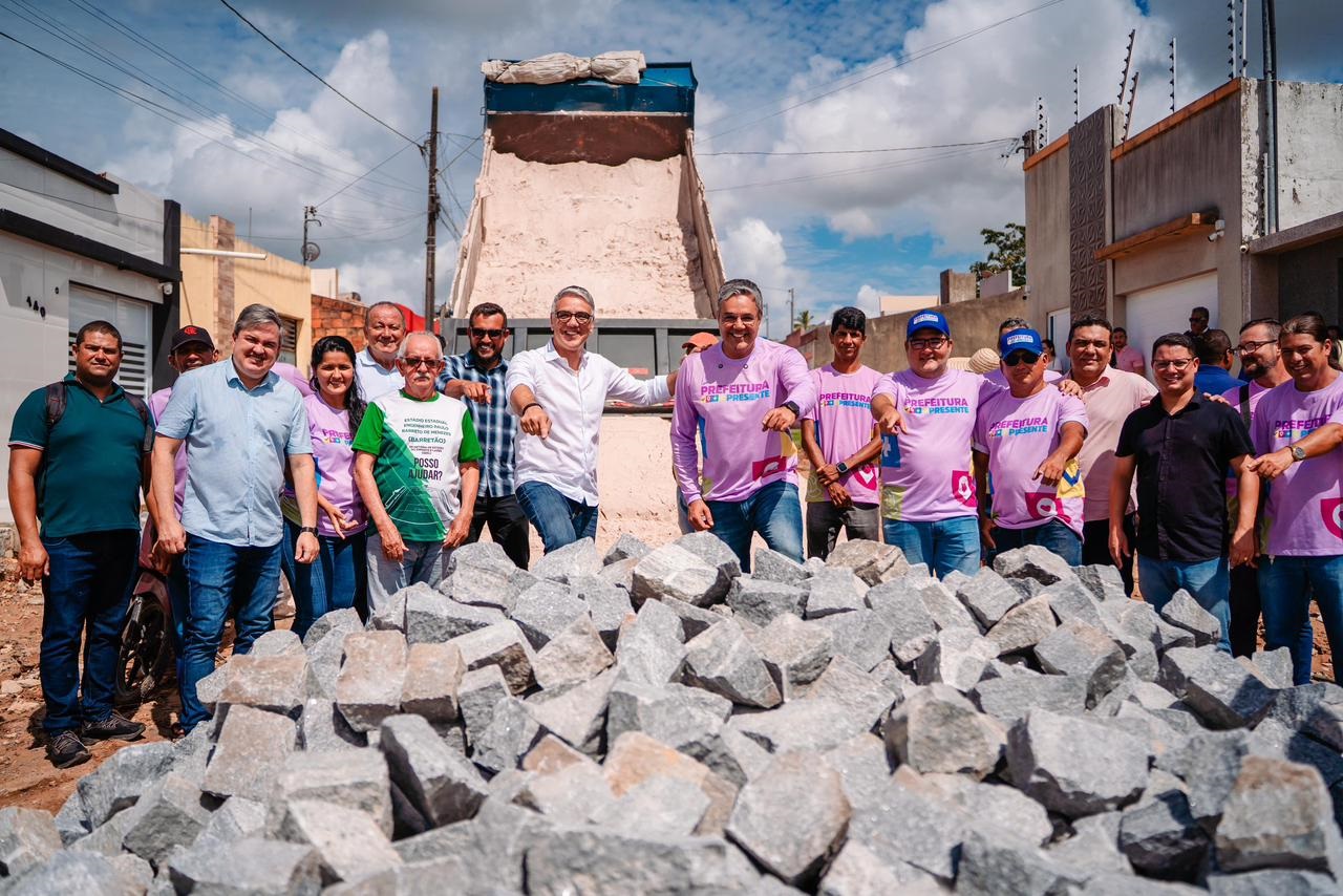 Fábio Reis destina mais de R$ 1,5 milhão para pavimentação no Bairro Libório, em Lagarto