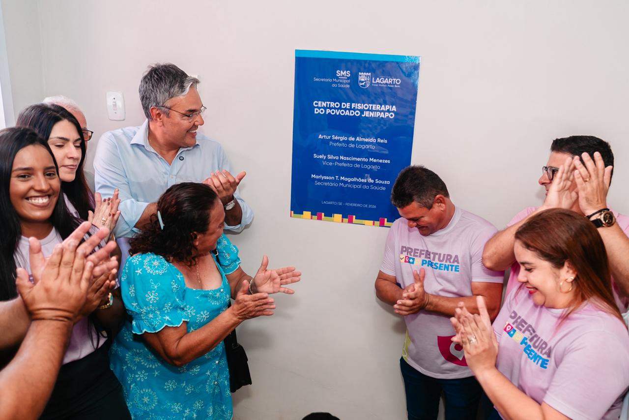 Prefeito de Lagarto reinaugura Centro de Fisioterapia do povoado Jenipapo