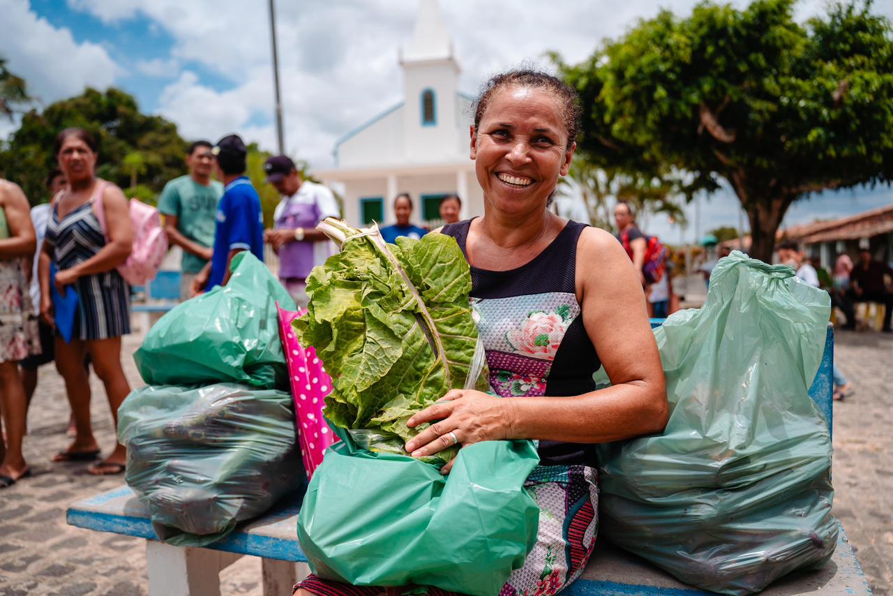 PAA garante mais de cinco toneladas de alimentos para 231 famílias em Lagarto