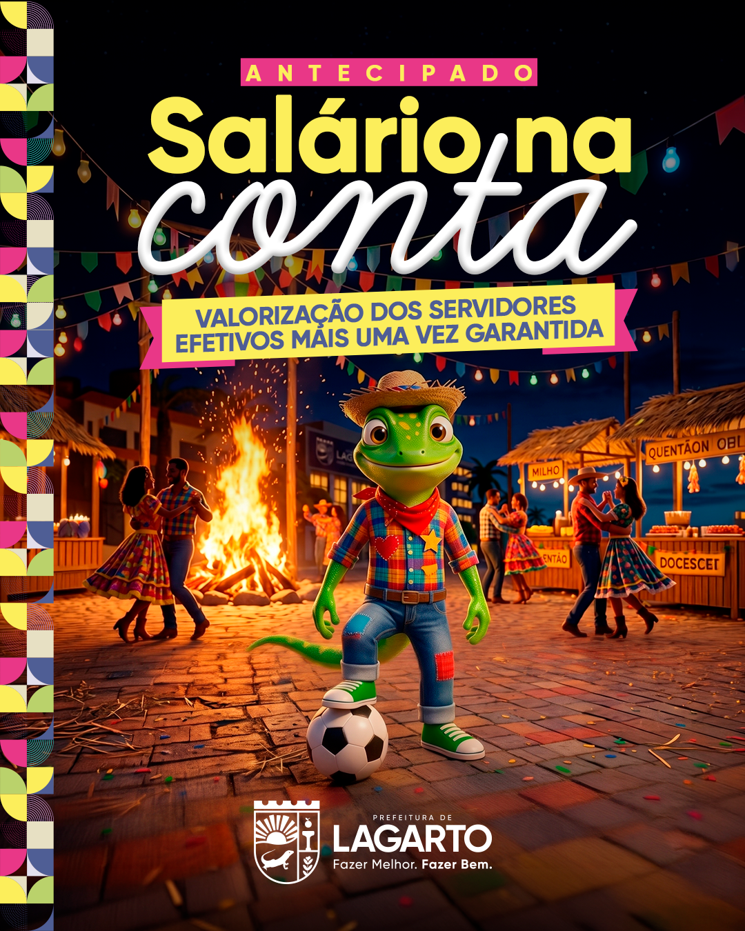 Prefeitura de Lagarto antecipa salários e paga servidores efetivos com 11 dias de antecedência