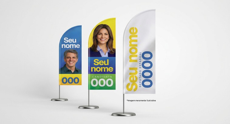 Justiça Eleitoral estabelece regras para uso de wind banners nas vias públicas
